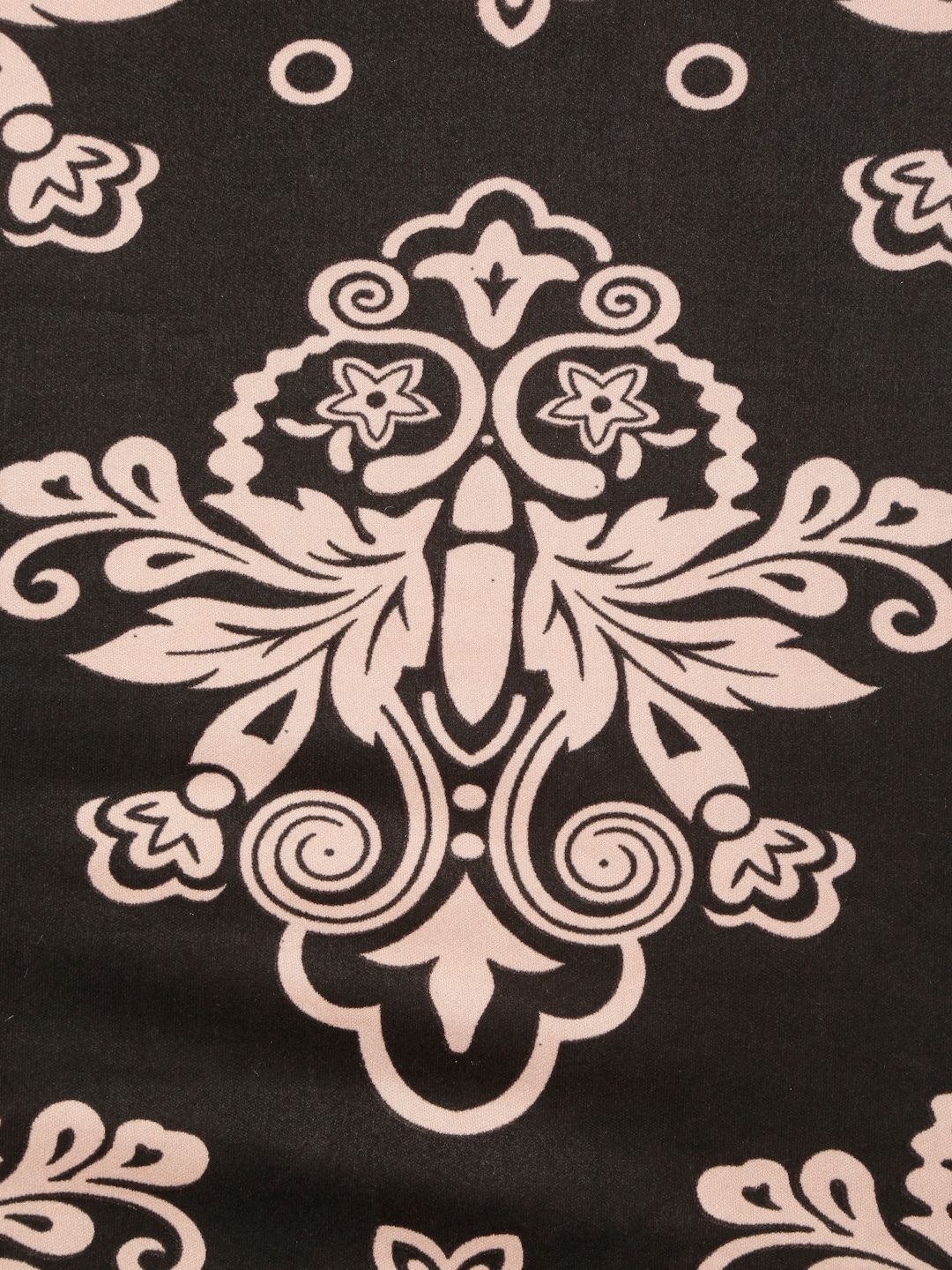 HOSTA HOMES Black & Pink Printed Chair Covers