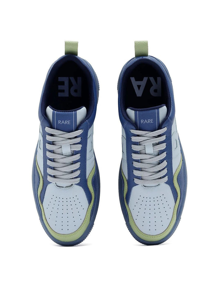 RARE RABBIT Men Colourblocked Leather Sneakers