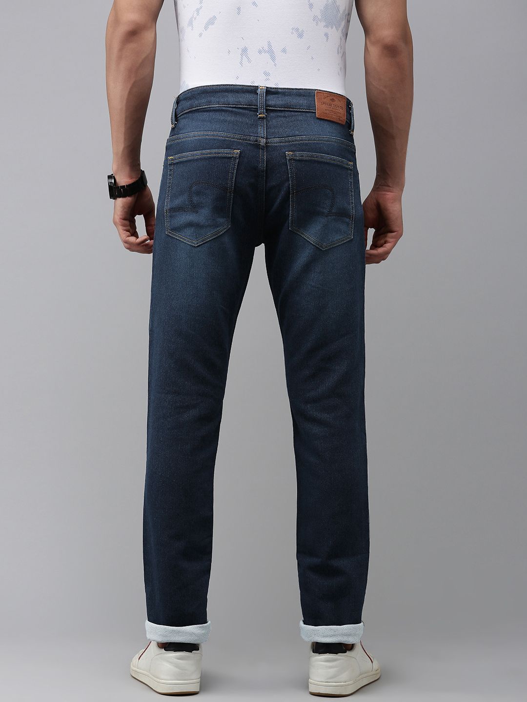 SPYKAR Men Rovers Mid-Rise Heavy Fade Stretchable Jeans