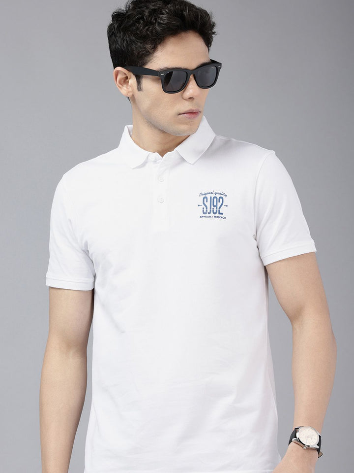 SPYKAR Polo Collar Slim Fit T-shirt