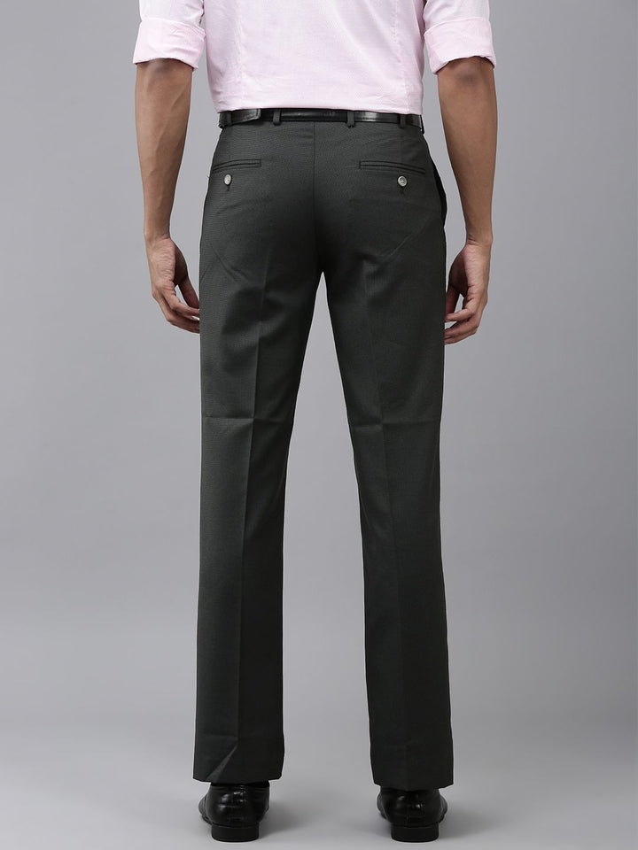 Park Avenue Men Textured Formal Trousers