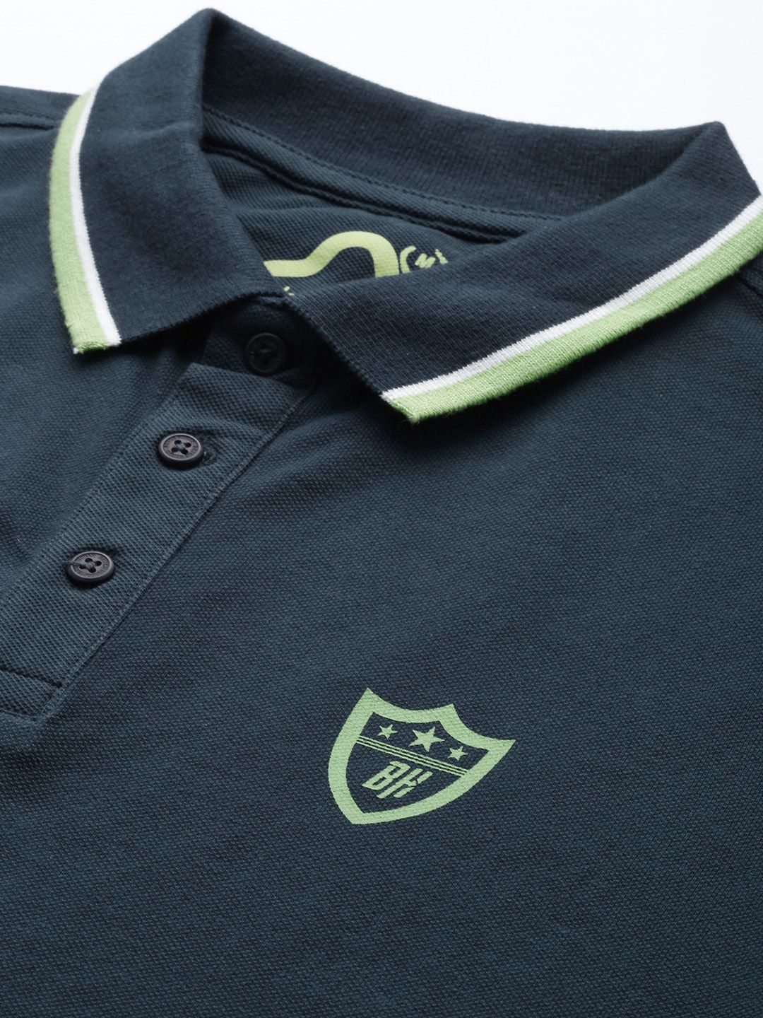 Being Human Polo Collar Pure Cotton T-shirt