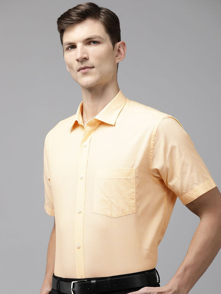 Park Avenue Men Solid Pure Cotton Formal Shirt
