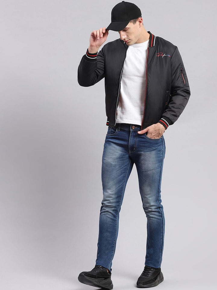 Monte Carlo Stand Collar Lightweight Bomber Jacket