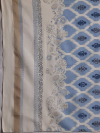 Libas Floral Printed High Slit Pure Cotton Kurta with Salwar & Dupatta