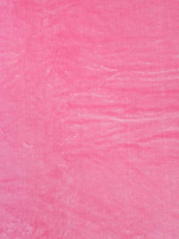 KLOTTHE Pink 300 TC Woolen Double Bed Sheet With 2 Pillow Covers