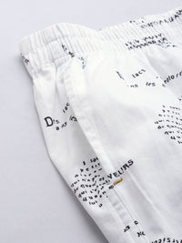 The Indian Garage Co Men White Printed Pure Cotton Boxers 1120-BXR10-13