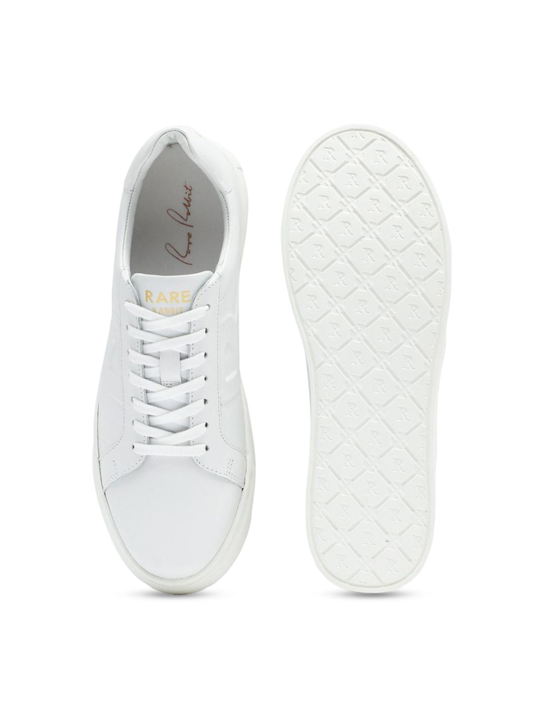 RARE RABBIT Men Odessa Textured Leather Sneakers