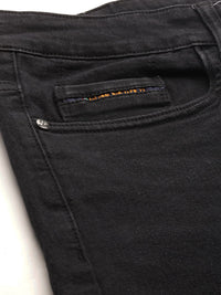 The Indian Garage Co Men Black Slim Fit Mid-Rise Clean Look Jeans