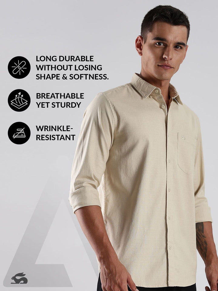 Baju Kasual Kapas Spread Collar Standard ADRO