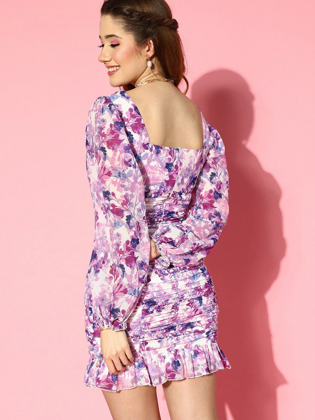 Berrylush Women Floral Bustier Dress