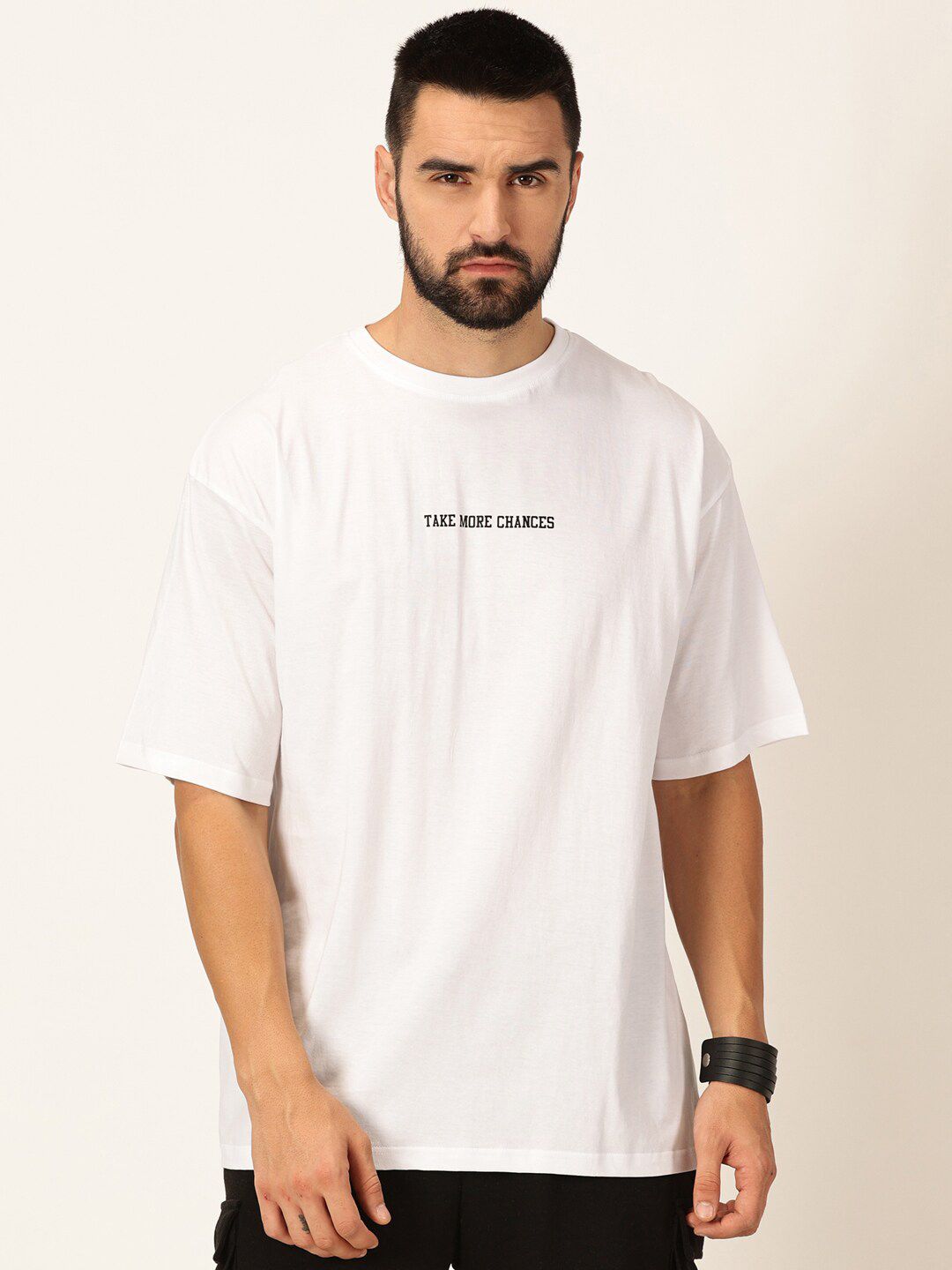 Thomas Scott Oversized Graphic Printed Bio Finish Cotton T-shirt