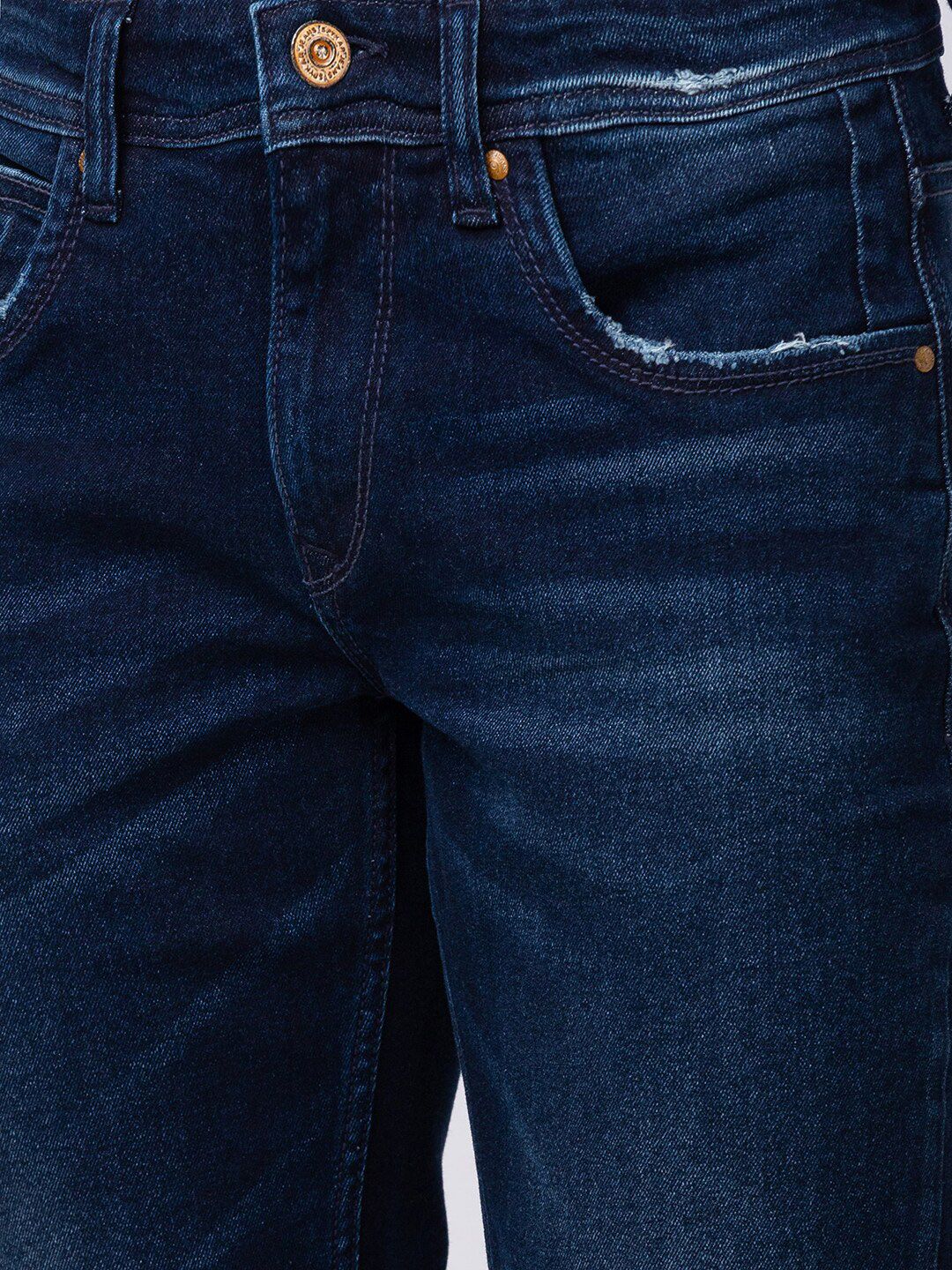 SPYKAR Men Low Distress Light Fade Cotton Jeans