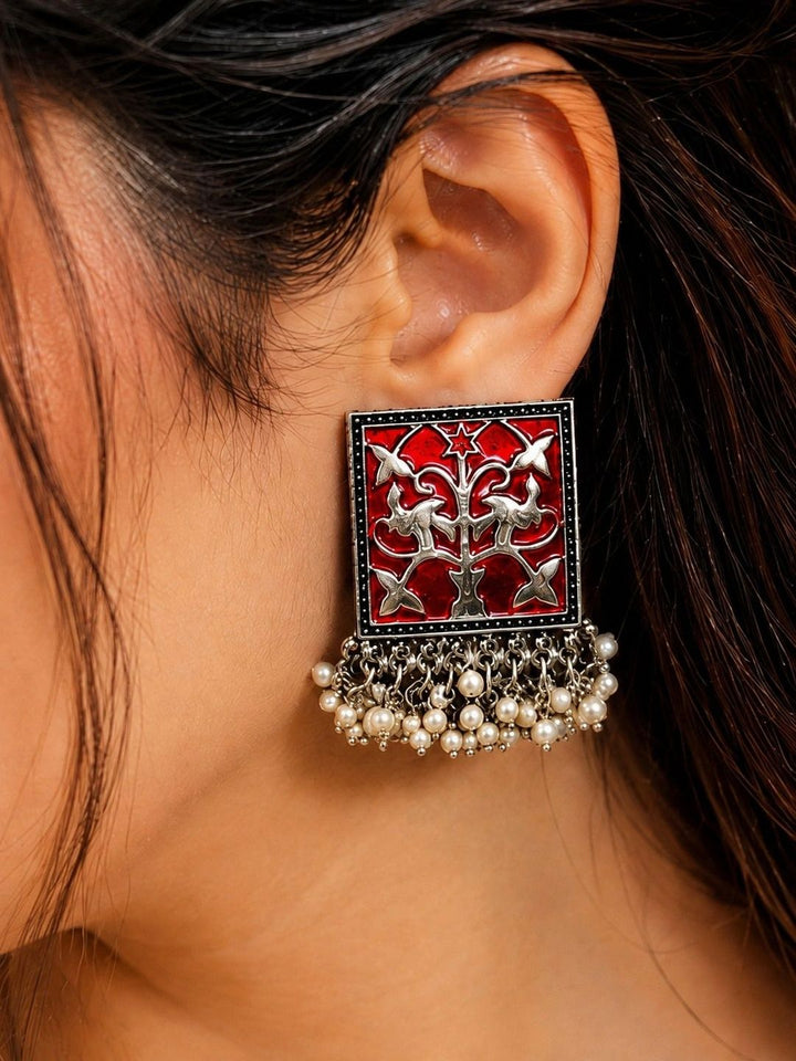 PANASH Square Drop Earrings