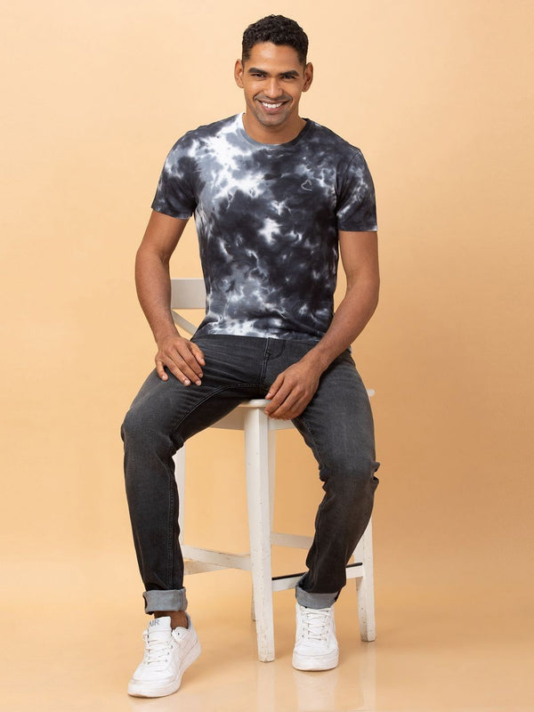 Menjadi t-shirt t-shirt yang dicelupkan kapas manusia