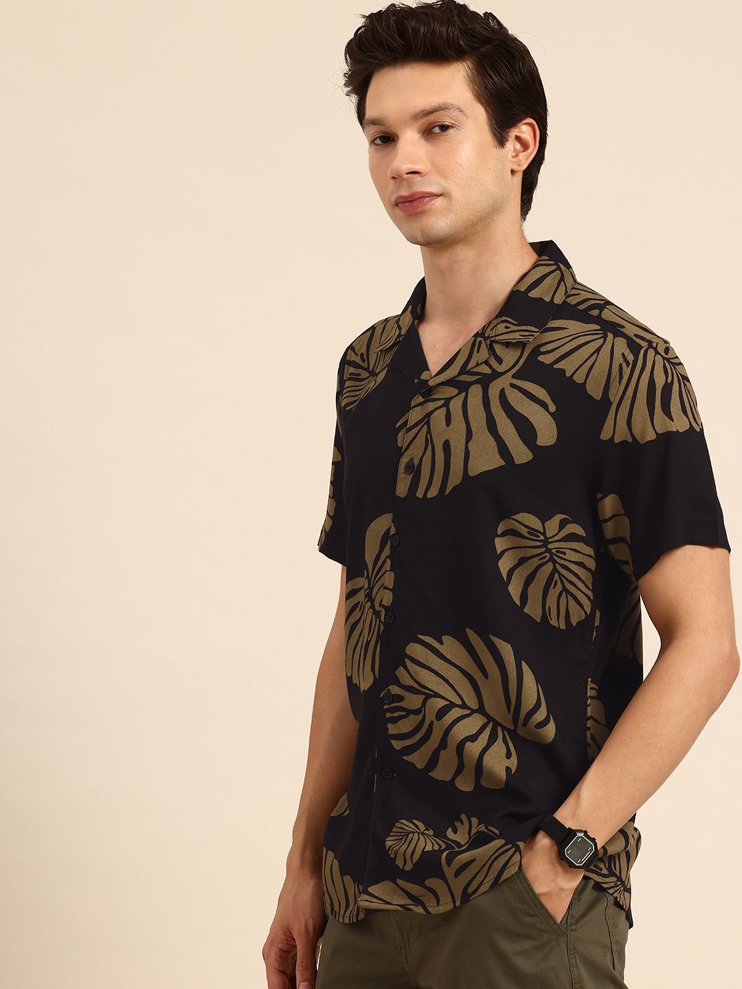 Being Human Tropical Printed Casual Shirt