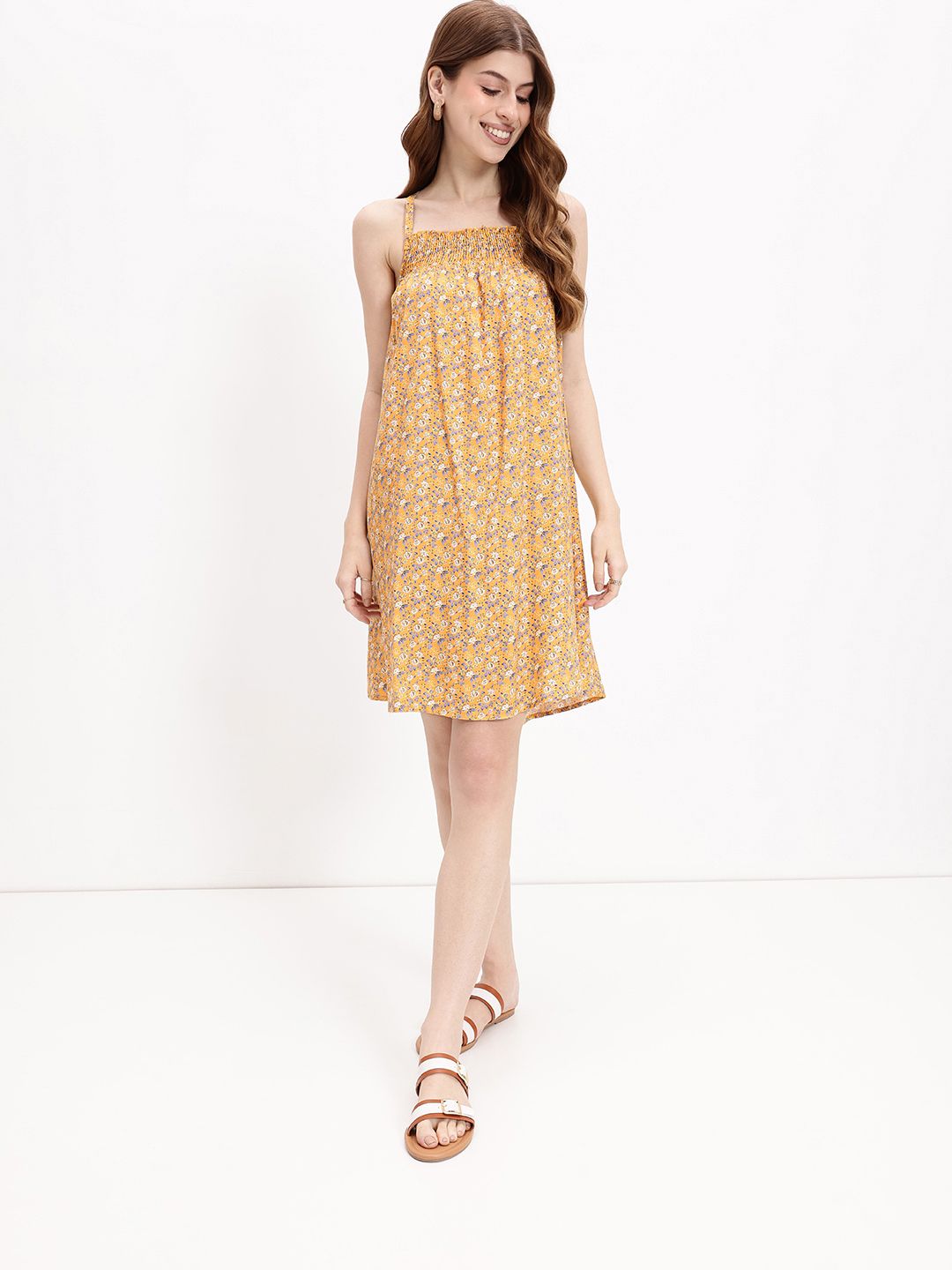 DressBerry Bustling Floral Tale Cottagecore Dress