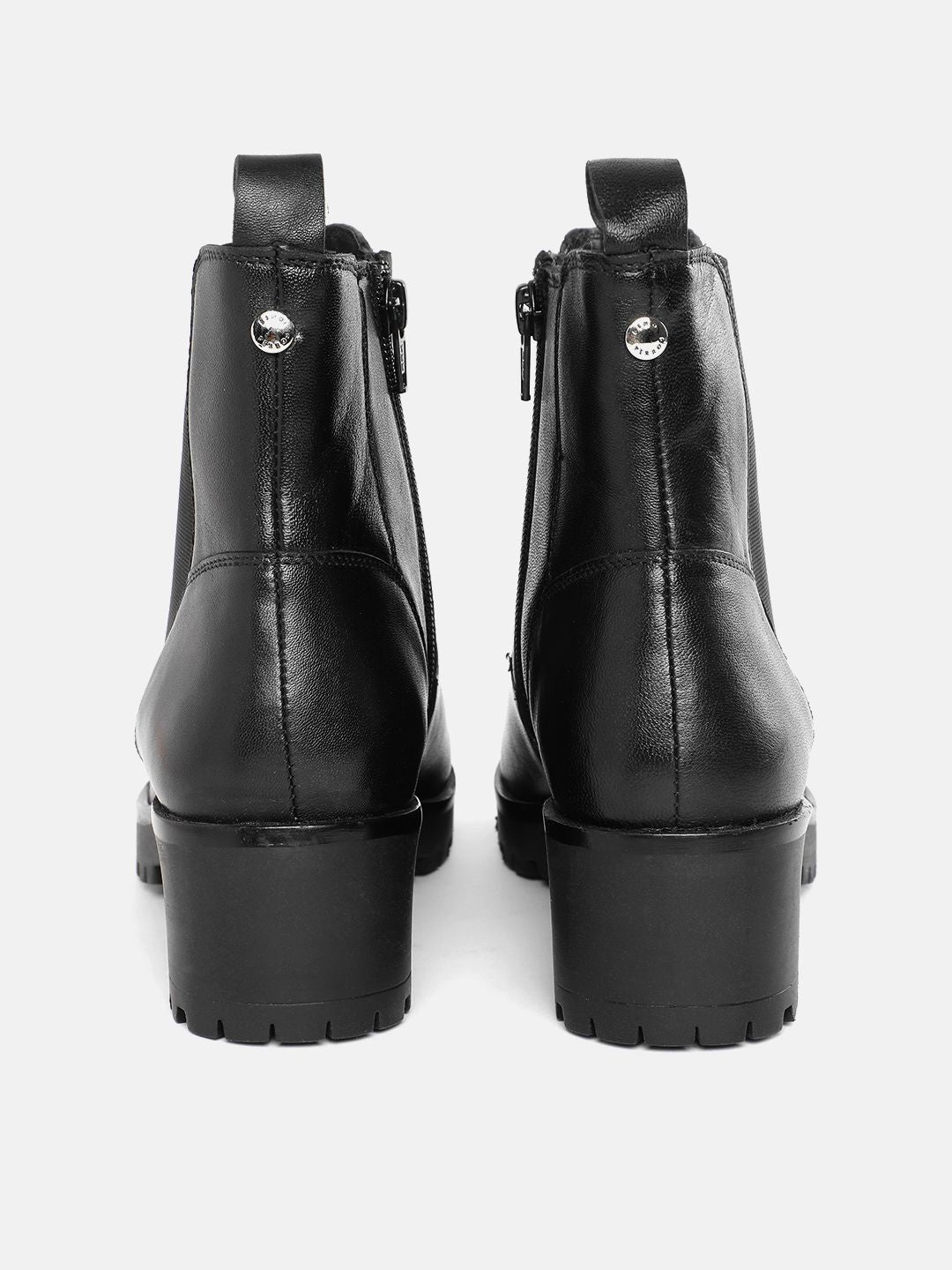 Lino Perros Women Mid-Top Block Heels Regular Boots