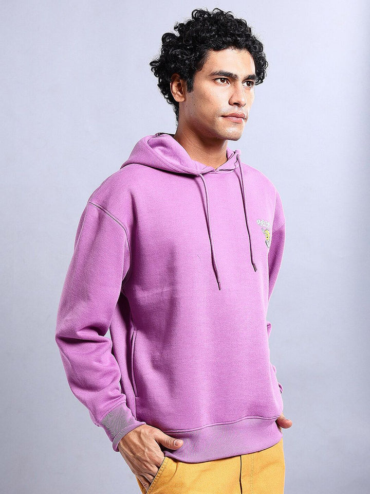 Sweatshirt pullover besar garaj garaj garaj cetak yang bercetak berkeruding