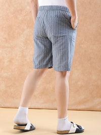 The Indian Garage Co Men Striped Loose Fit Mid-Rise Shorts