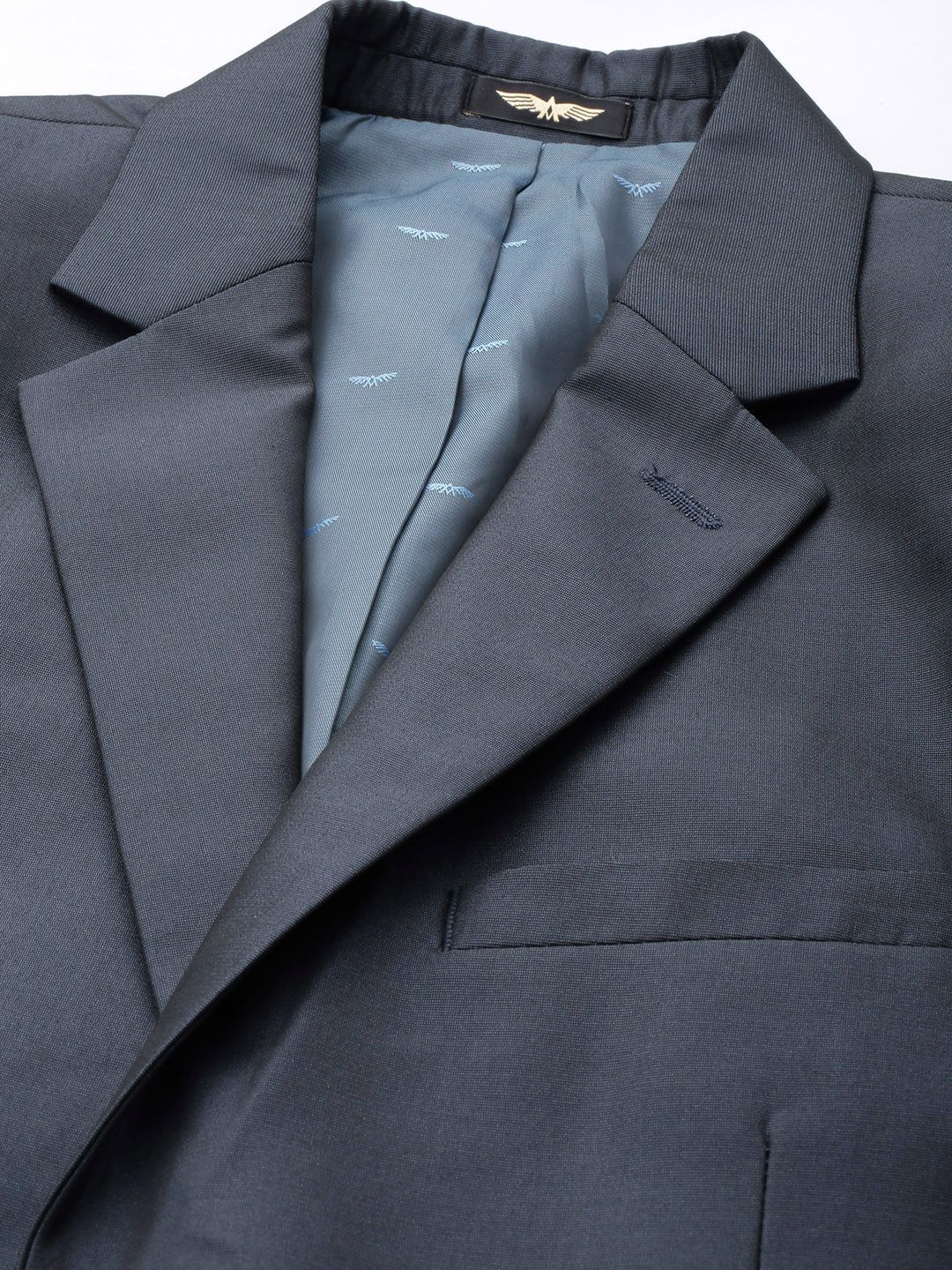 Park Avenue Slim Fit Notched Lapel Single-Breasted 3 Piece Suit