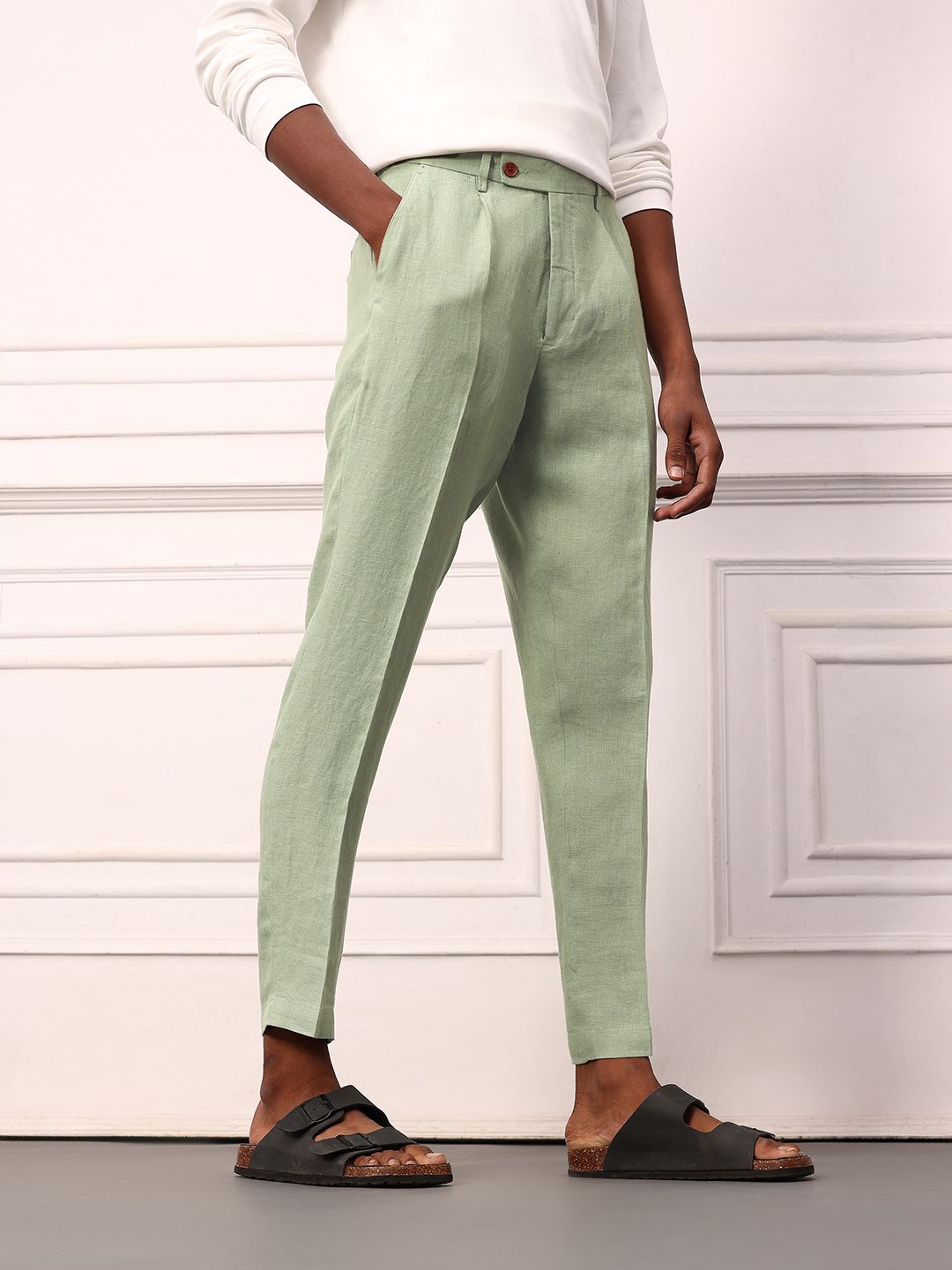 Mr Bowerbird Men Regular Fit Trousers