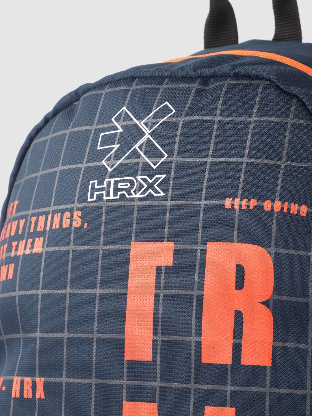 HRX by Hrithik Roshan Unisex Typography Printed Backpack - 15 inch