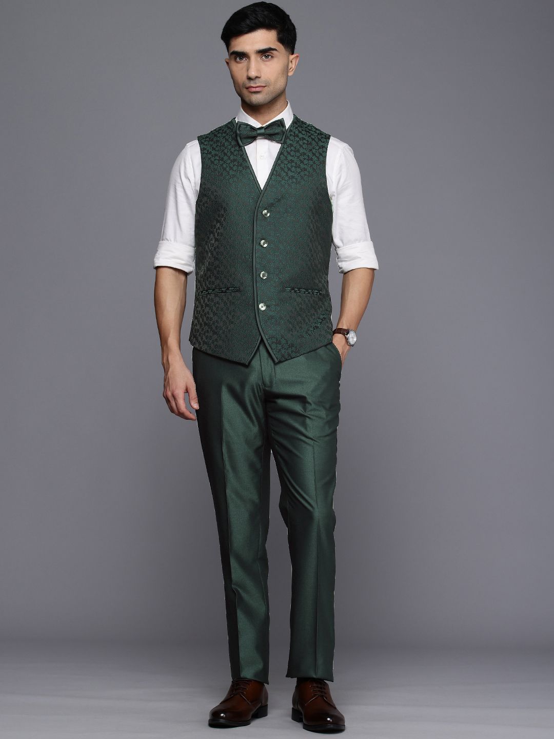 Raymond Single Breasted 3-Piece Party Wear Suit
