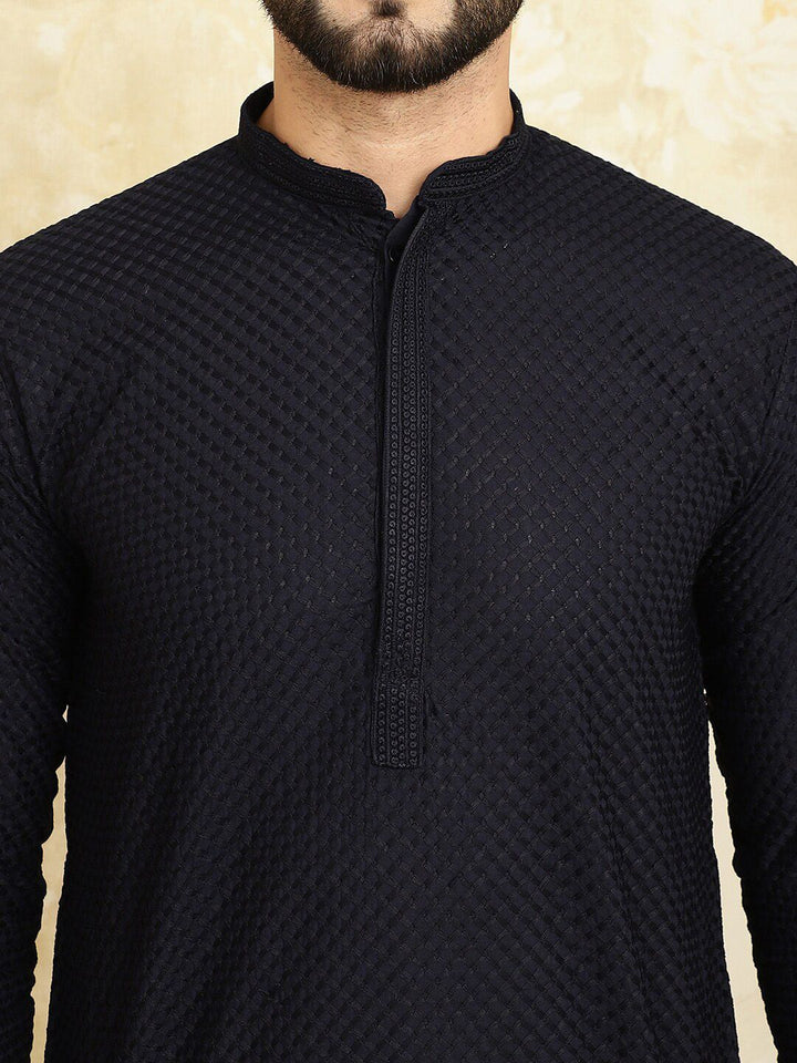 SOJANYA Embroidered Pure Cotton Kurta with Pyjama Set