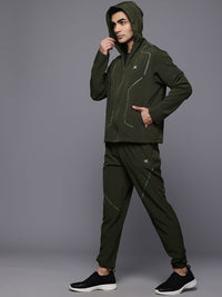 HRX by Hrithik Roshan Rapid-Dry Hooded Training Track suits