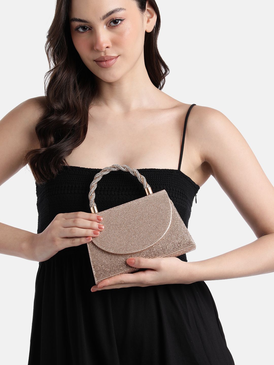 Lino Perros Embellished Envelope Clutch