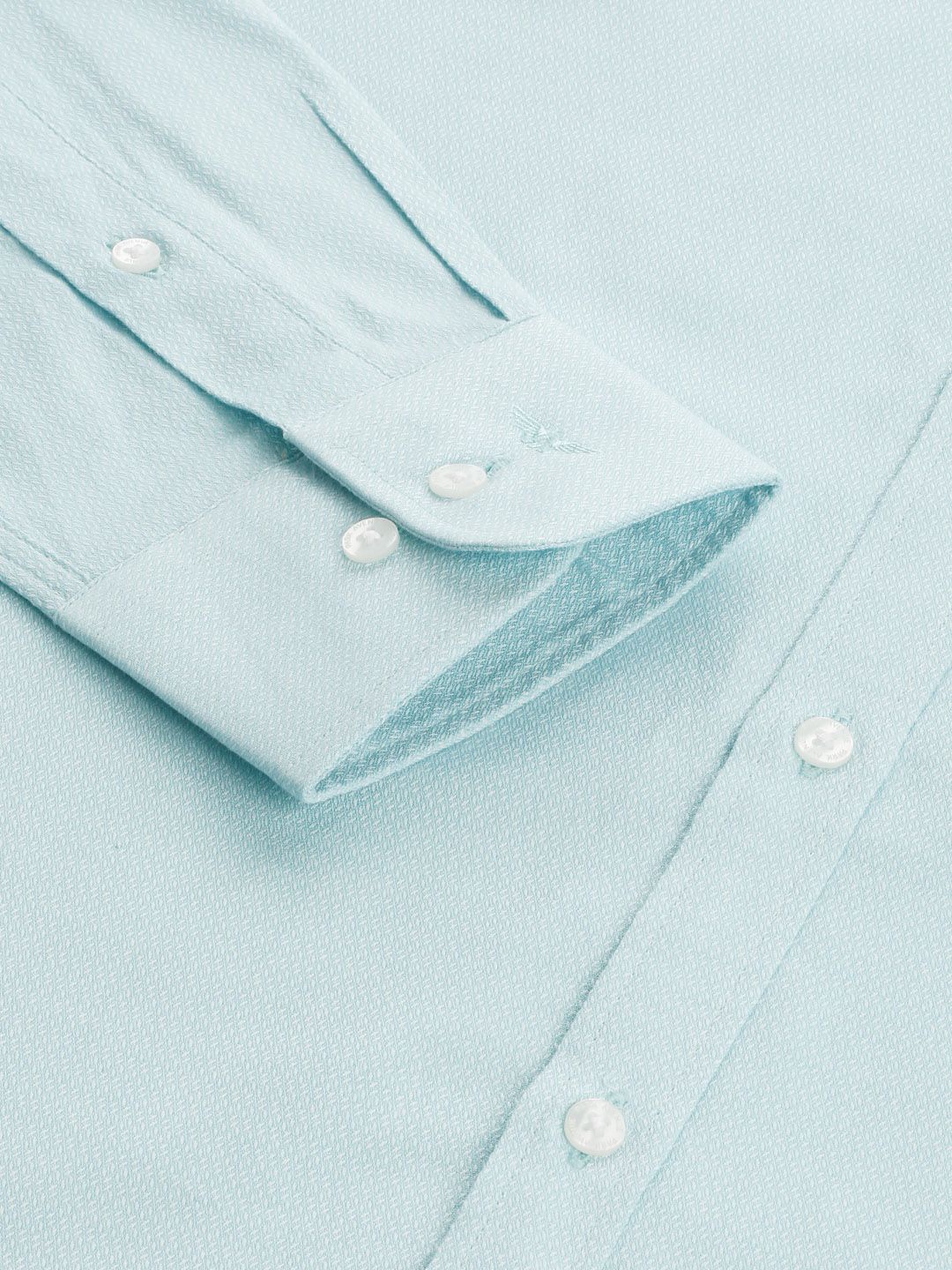 Park Avenue Pure Cotton Slim Fit Self Design Textured Formal Shirt