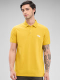SPYKAR Men Polo Collar Slim Fit Pure Cotton T-shirt