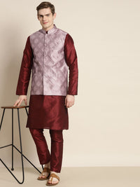 SOJANYA Men Solid Kurta with Churidar