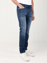 RARE RABBIT Men Grimm Slim Fit Ed Cotton Jeans