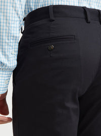 Park Avenue Men Black Slim Fit Trousers