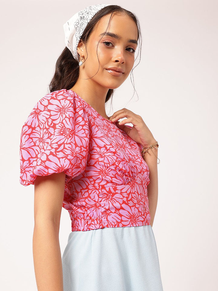 DressBerry Girly Glam Pastel Top