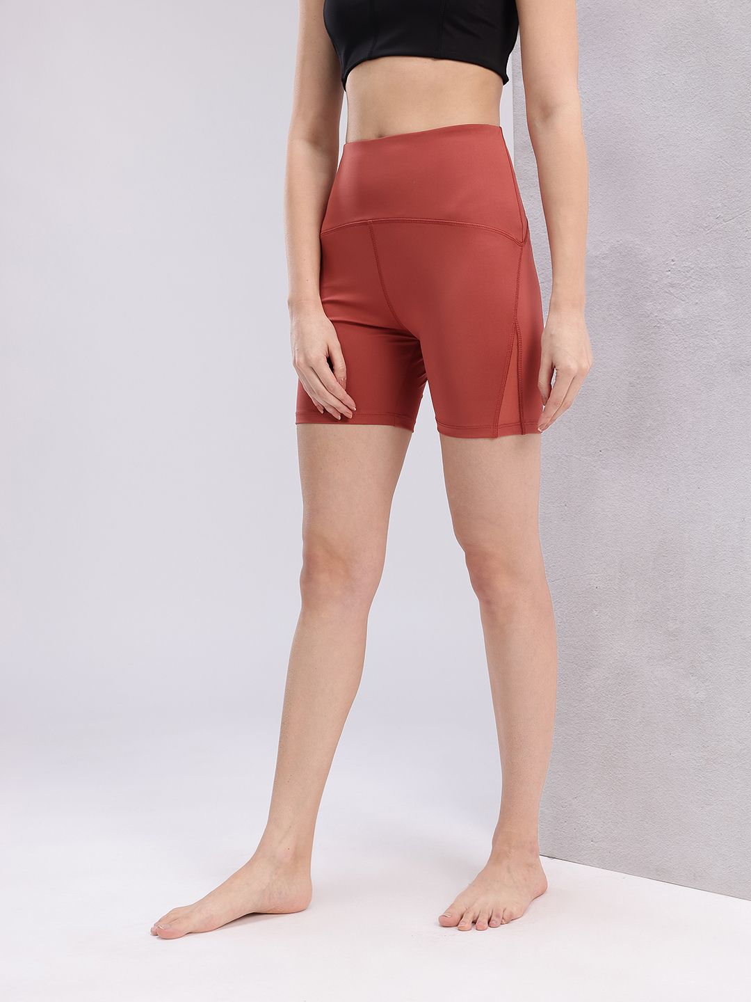 HRX by Hrithik Roshan Women Mid-Rise Rapid-Dry Yoga Shorts