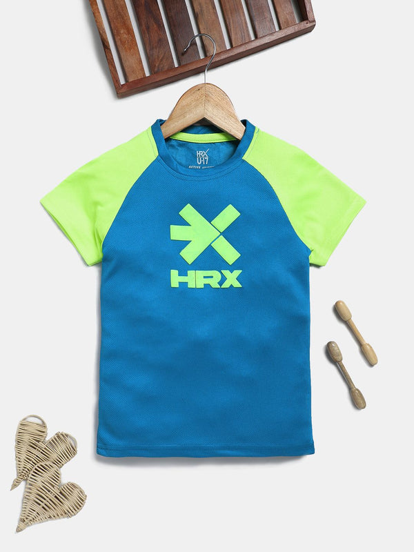 HRX by Hrithik Roshan Boys Brand Logo Printed T-shirt