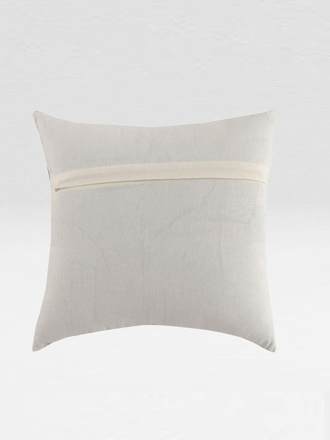 STITCHNEST Set Of 5 Pink & White Geometric Square Cushion Covers