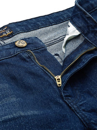 The Indian Garage Co Men Slim Fit Stretchable Mildly Distressed Jeans
