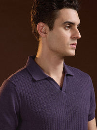 THE BEAR HOUSE Men Polo Collar Slim Fit T-shirt