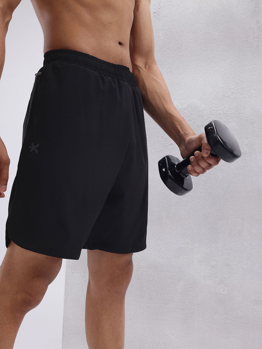 HRX by Hrithik Roshan Men Brand Logo Print Detail Mid-Rise Training Shorts