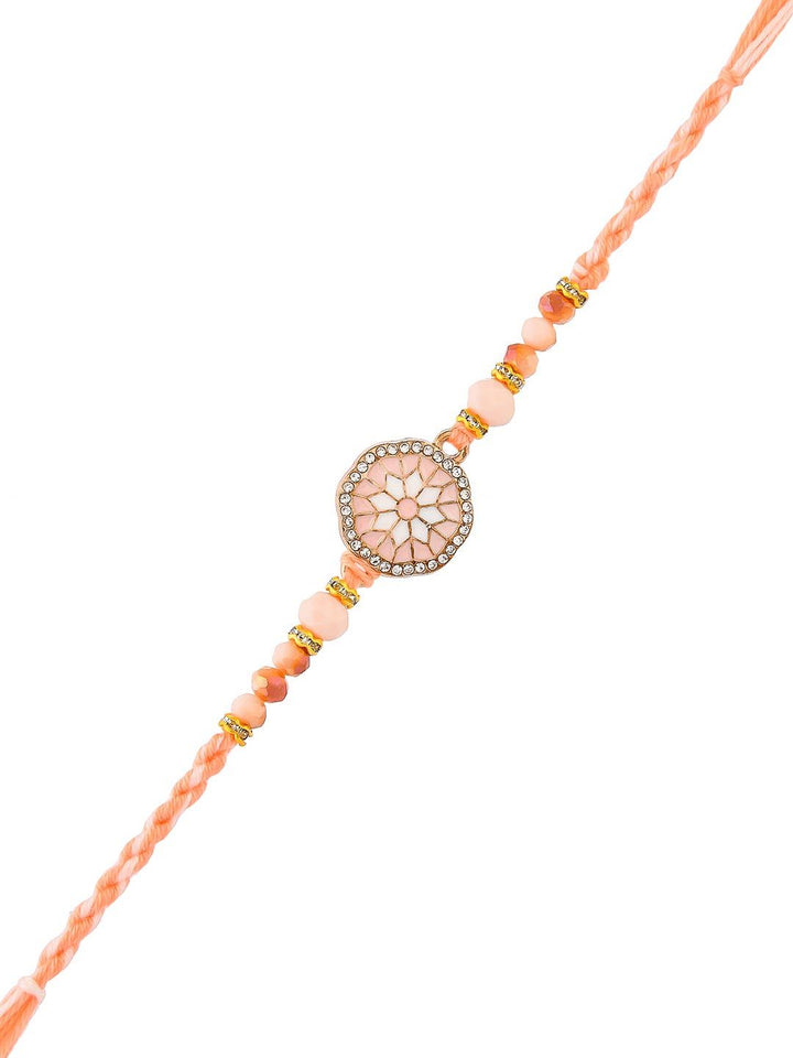 Voylla Lelaki Benang Rekaan Tradisional Rakhi Manik Mutiara