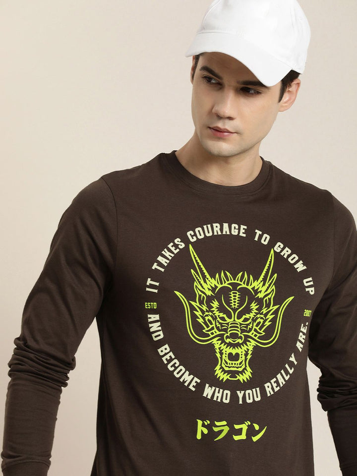 Difference of Opinion Pure Cotton Printed T-shirt