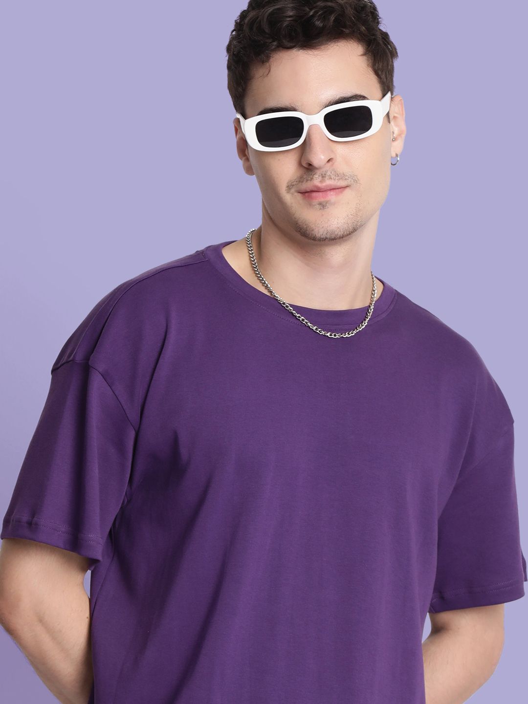 Bene Kleed Men Drop-Shoulder Sleeves T-shirt