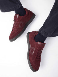 RARE RABBIT Men Suede Slip-On Sneakers