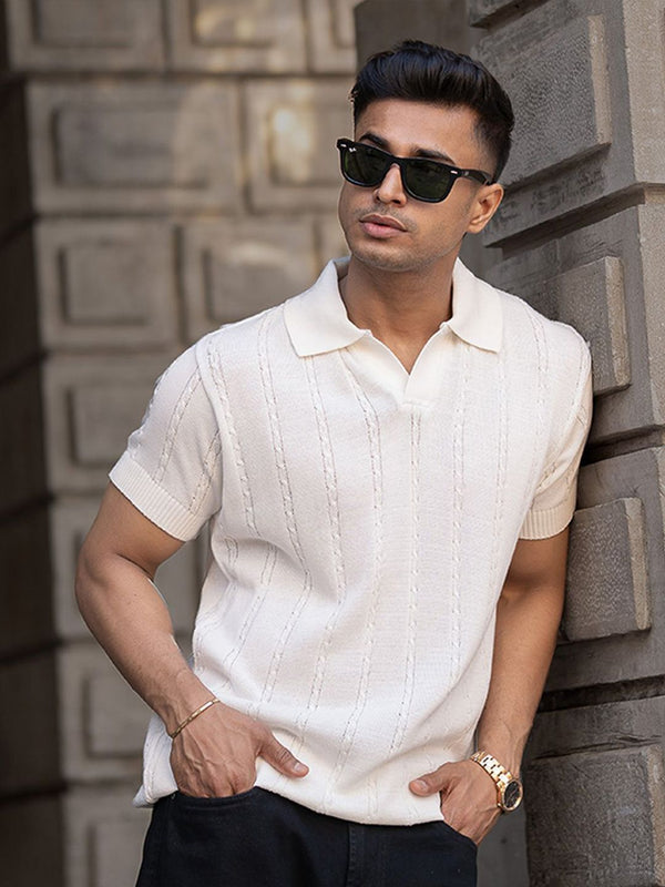 Powerlook Men Polo Collar T-shirt