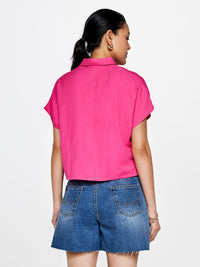 AND Crop Shirt Style Top