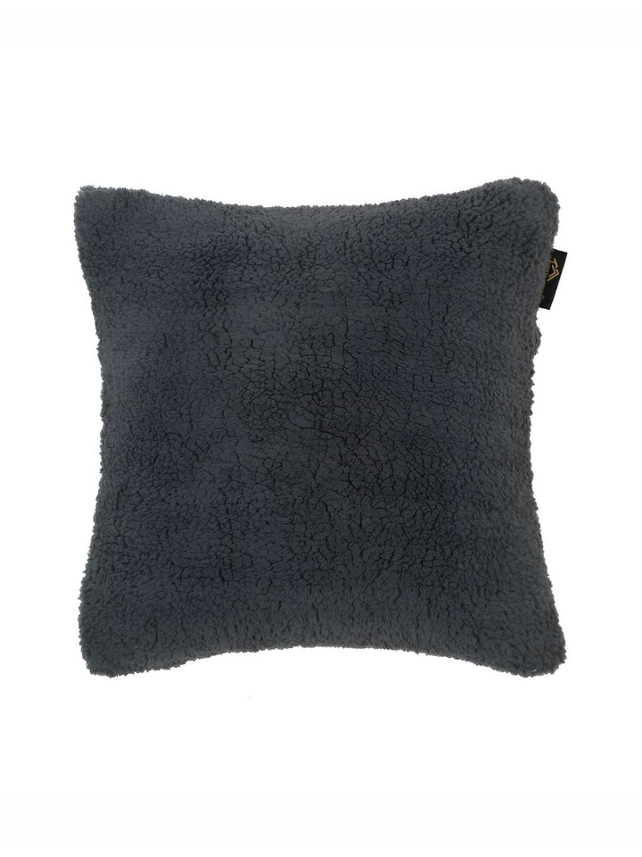 HOSTA HOMES Black 2 Pieces Soft Fur Square Cushion Covers